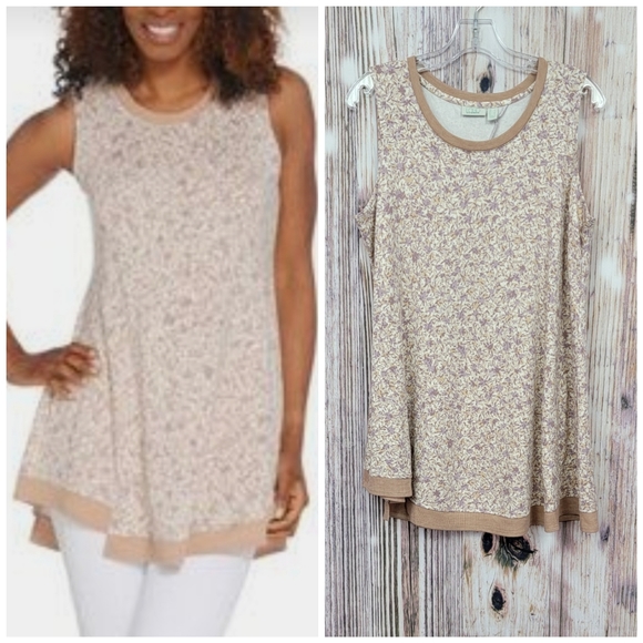 Logo Lounge French Terry Tank Rib Trim with Pocket